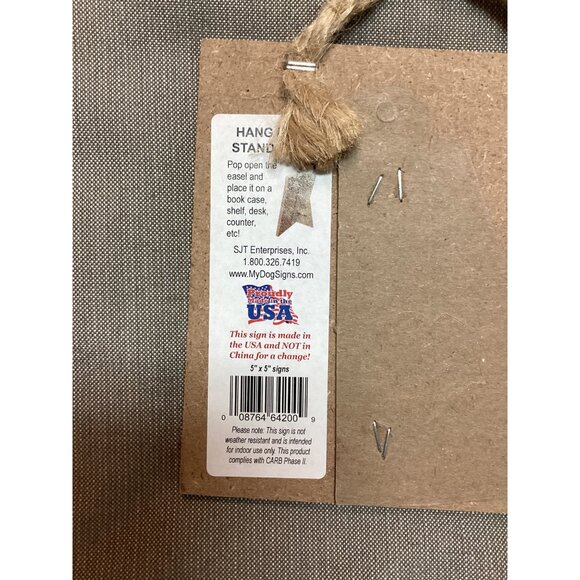 My Kids Have Paws Wooden Decorative Sign - Picture 2 of 2